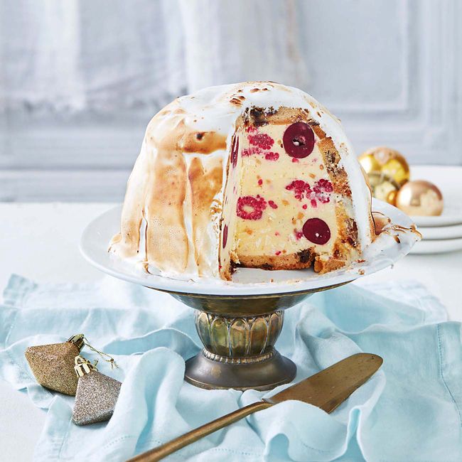 Fruit Cake Bombe