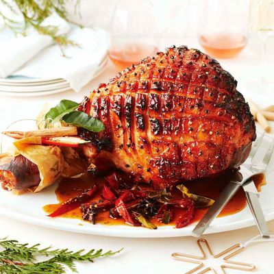 Kaffir Lime-Glazed Ham