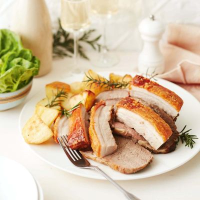 Roast Pork With Mulled Cherries