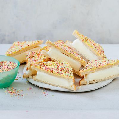 Fairy Bread Ice-Cream Sandwich