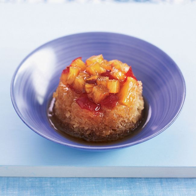 Pineapple Upside-down Puddings