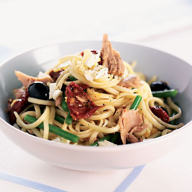 Tuna Niçoise Spaghetti