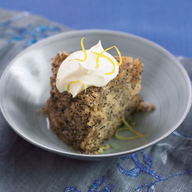 Lemon & Poppy Seed Drizzle Cake