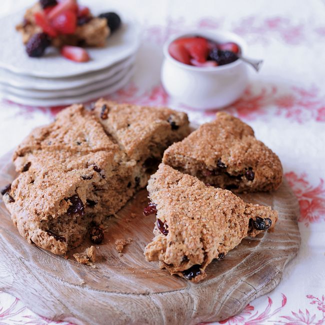 Cranberry Scones & Compote