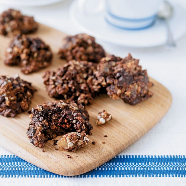 Ginger & Dark Choc Cookies