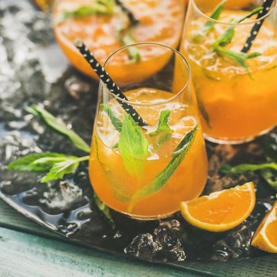 100% Orange Mango Virgin Mojito