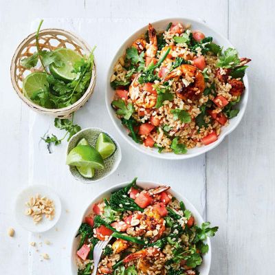 Thai Watermelon & Prawn Fried Rice
