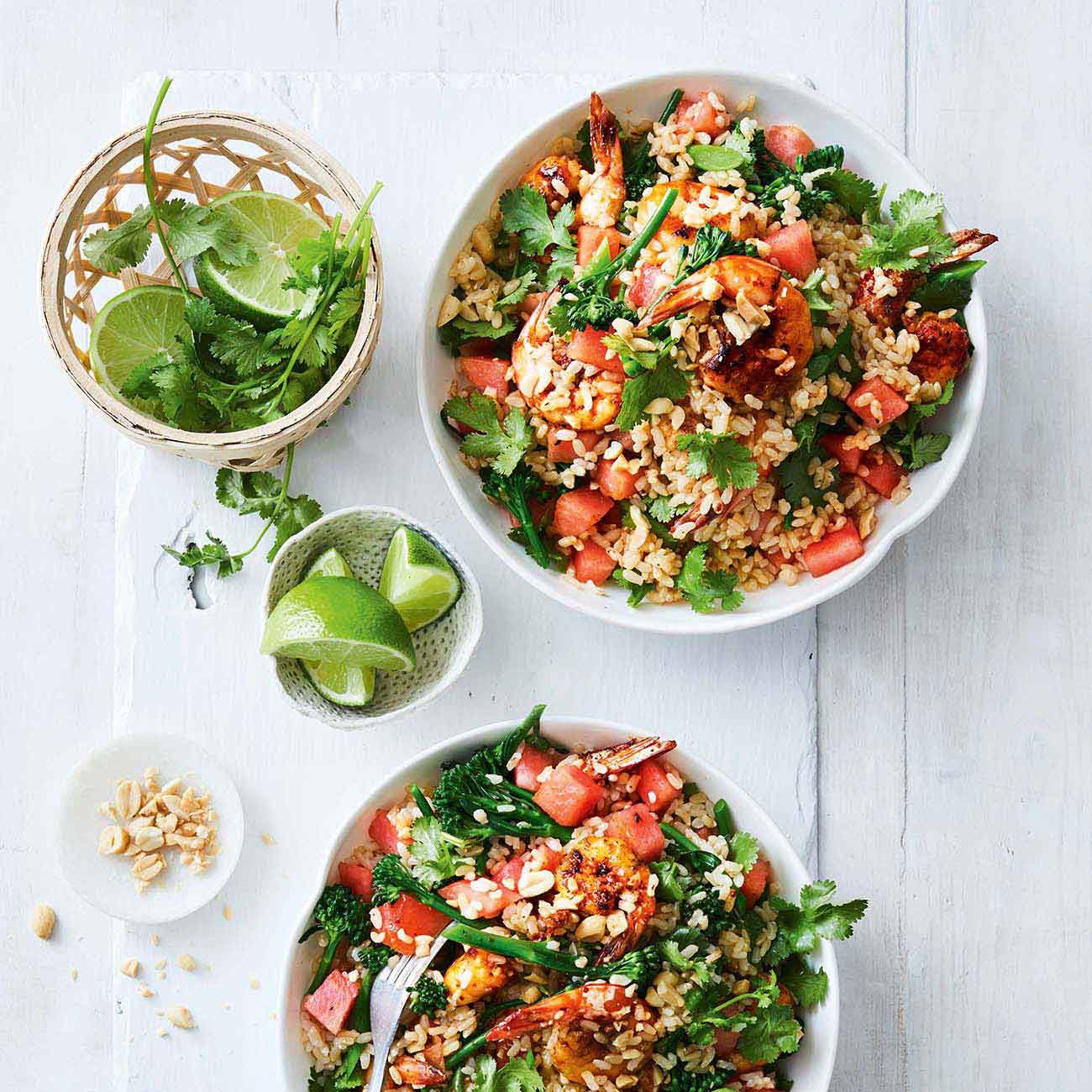 Thai Watermelon & Prawn Fried Rice