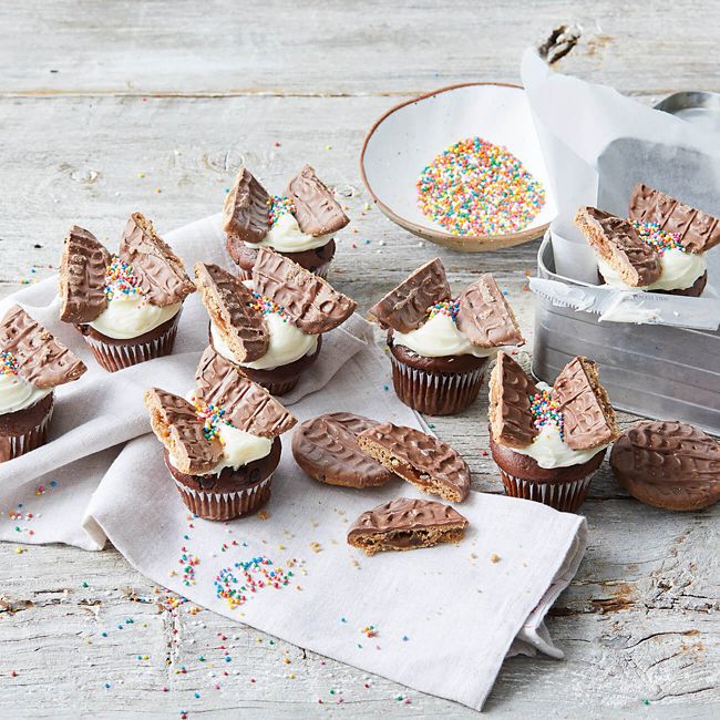 Cookie Butterfly Cupcakes