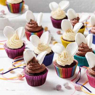 Cadbury Double Choc Chip Bunny Cupcakes