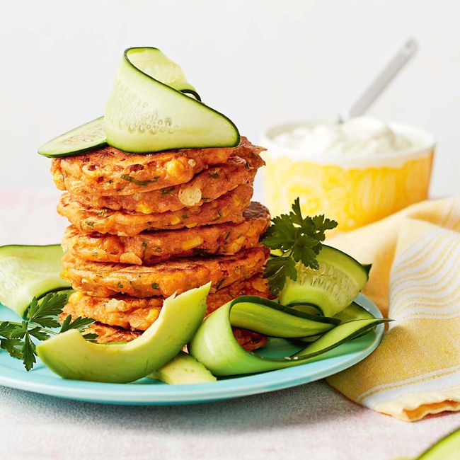 Cheddar Sweet Corn and Smoked Ham Fritters
