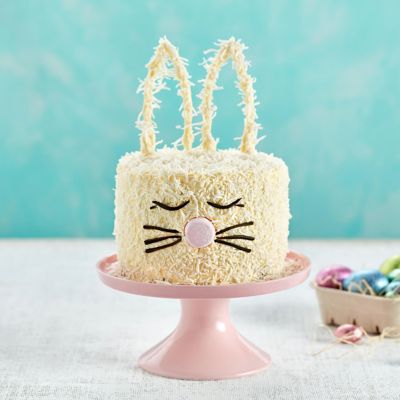 Coconut Orange Bunny Ear Cake