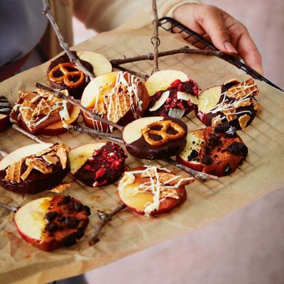 Crispy Coated Apple Slices