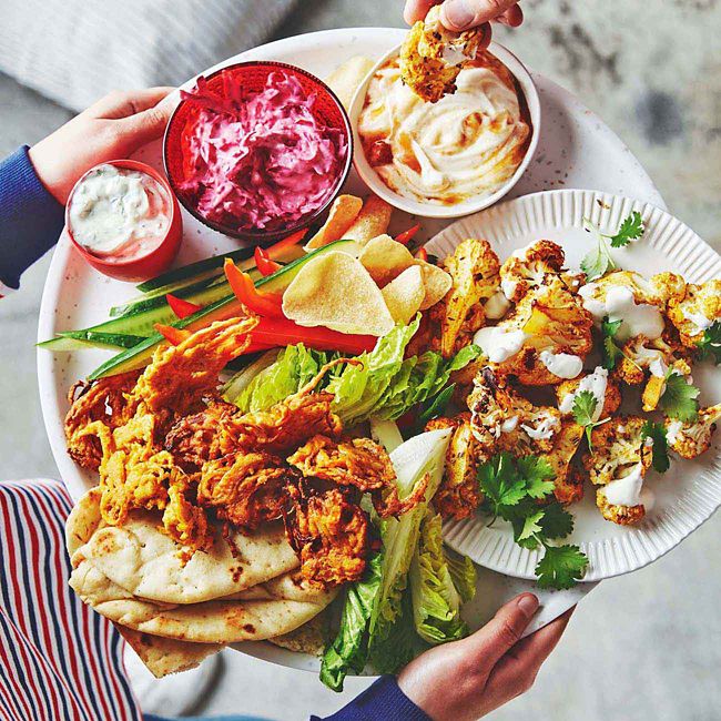 Indian Bhaji Grazing Platter