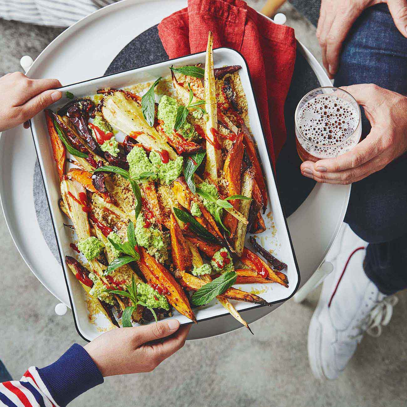 Vegan Loaded Wedges