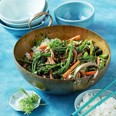 Beef & Broccolini Black Bean Stir-Fry