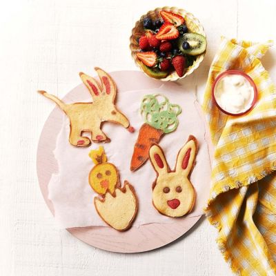 Easter Pancake Art