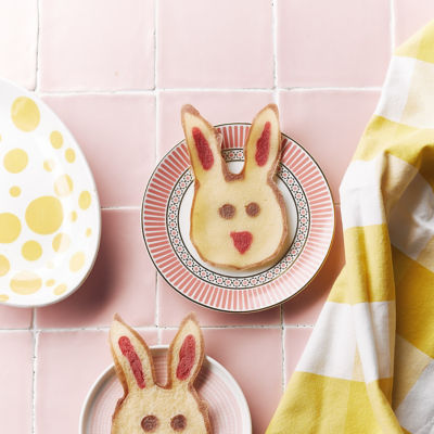Easter Pancake Art Bunny