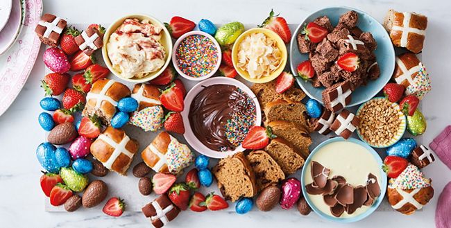 Hot Cross Bun Platter