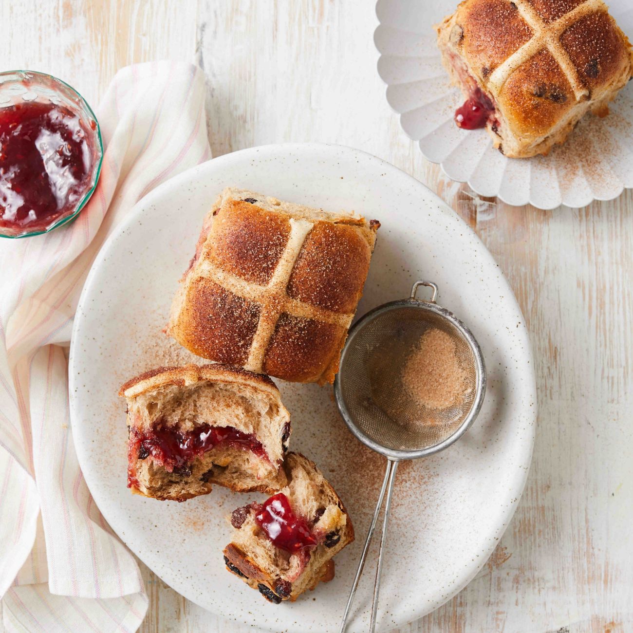 Jam Donut Hot Cross Buns Recipe Woolworths
