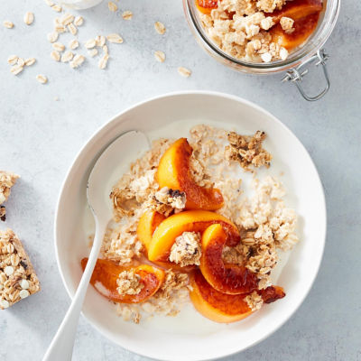 Overnight Oats With Peaches