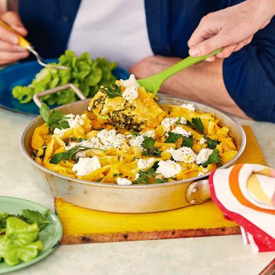 Pumpkin, Ricotta & Spinach Lasagne
