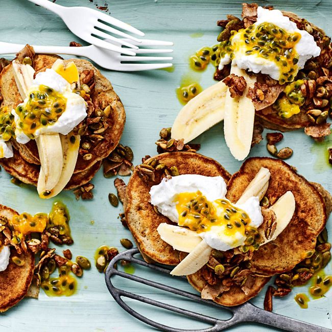 Banana And Cinnamon Oaty Pikelets