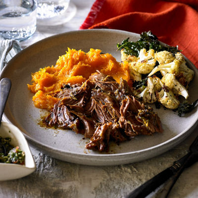 Slow Cooked Lamb Shoulder With Chilli Coconut