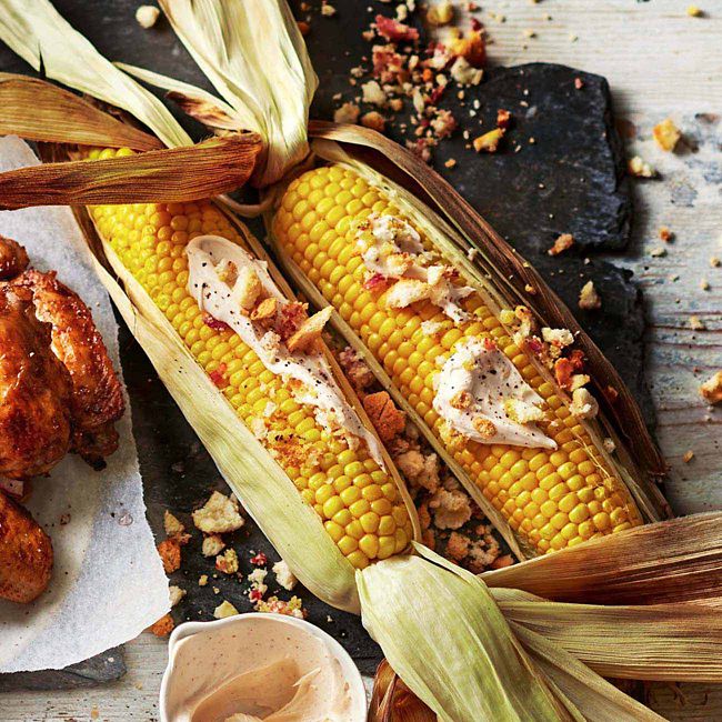 Smoky Crumbed Corn
