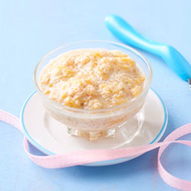 Bub's Peach And Quinoa Pudding