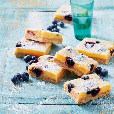 Lemon & Blueberry Squares