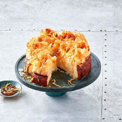 Lemon Ruffle Cheesecake