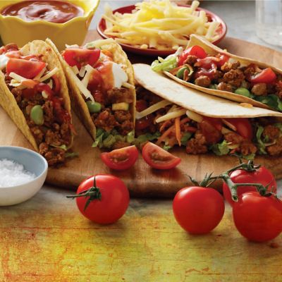Meat-Free Tacos With Quorn Mince & Old El Paso Hard N Soft Tacos