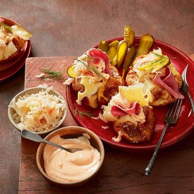 Reuben Jacket Potato Platter