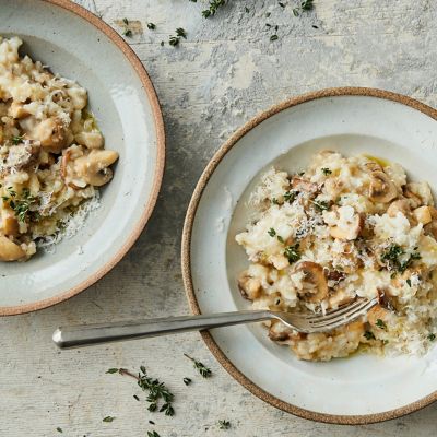 Slow Cooker Mushroom Risotto