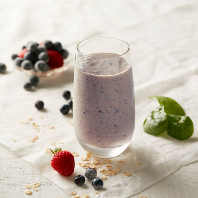 Berry Green Oat Smoothie