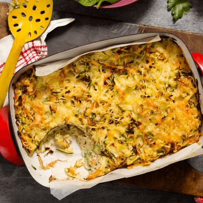 Cheese & Vegetable Noodle Bake