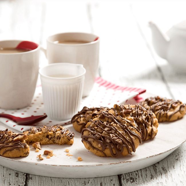 Choc Nut Drizzles