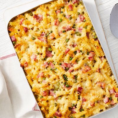 Ham And Pea Pasta Bake