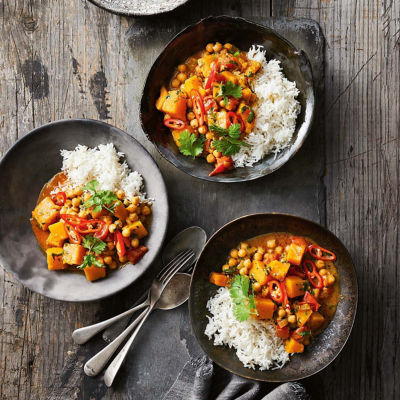 Indian Pumpkin & Chickpea Curry