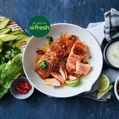 Mexican Salmon Burritos