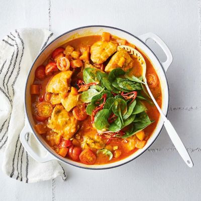 One Pan Turmeric & Ginger Chicken