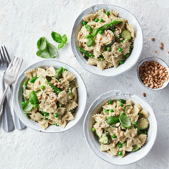 Spring Greens & Pesto Pasta