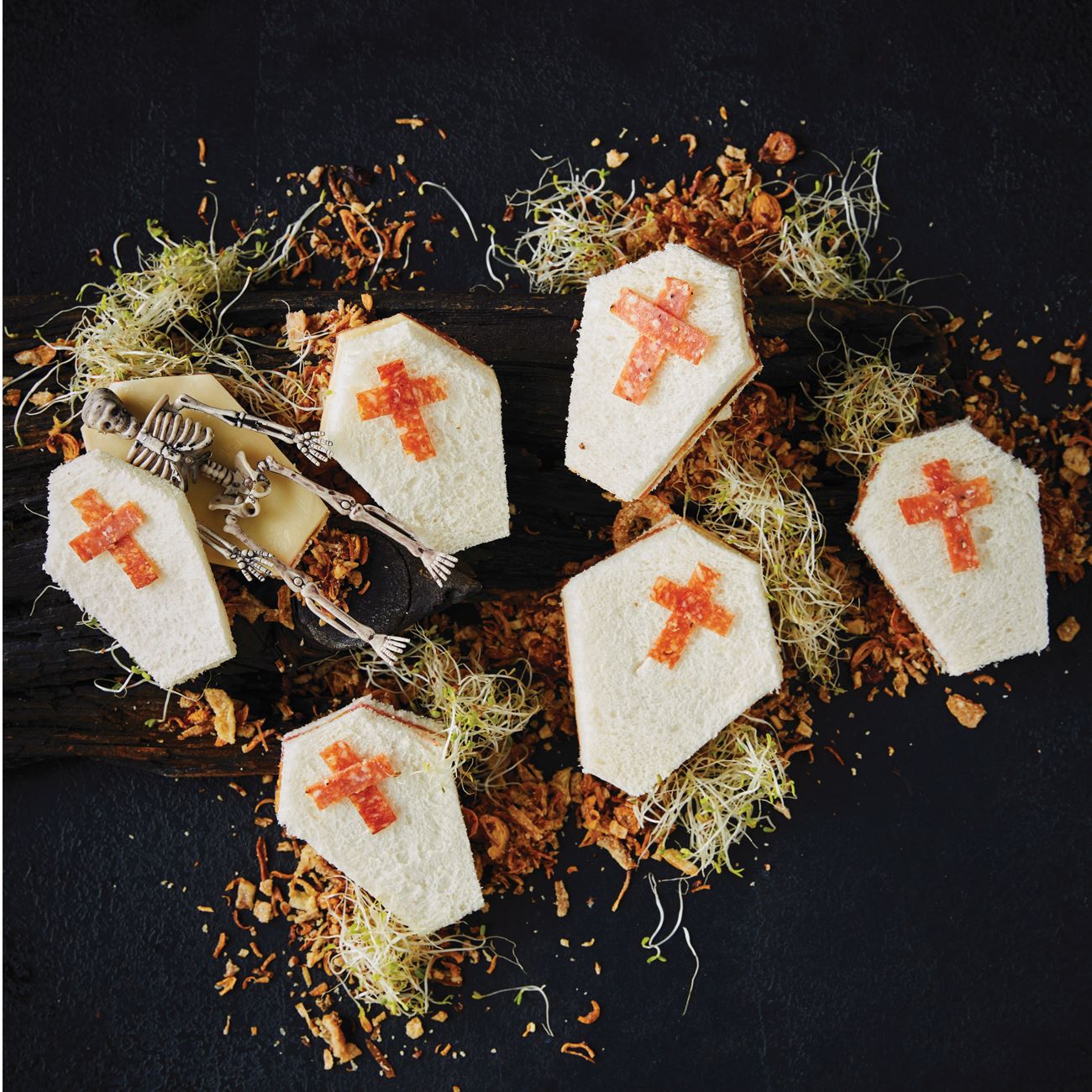 10-Minute Halloween Coffin Sandwiches