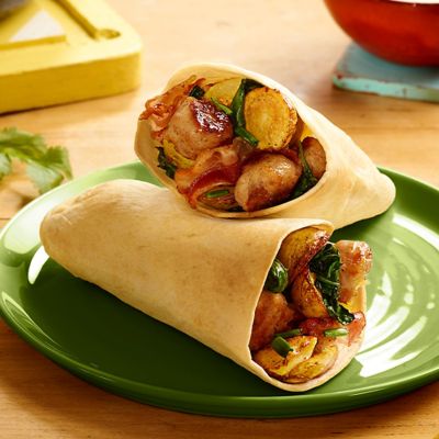 Bacon & Sausage Hash Breakfast Pockets