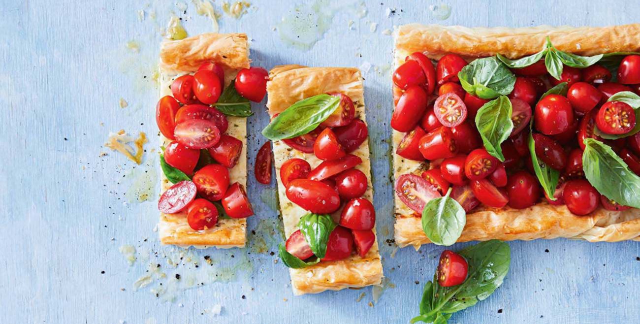 Caprese tart