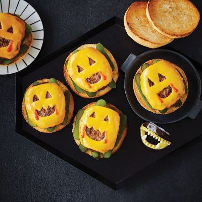 Easy Halloween Cheeseburgers