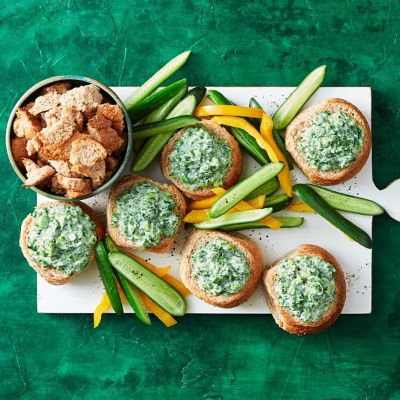 Healthier Mini Cob Loaf Dips