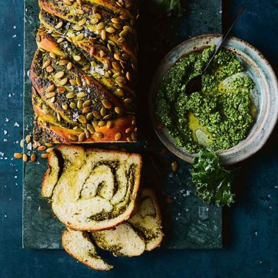 Kale & Parmesan Bread