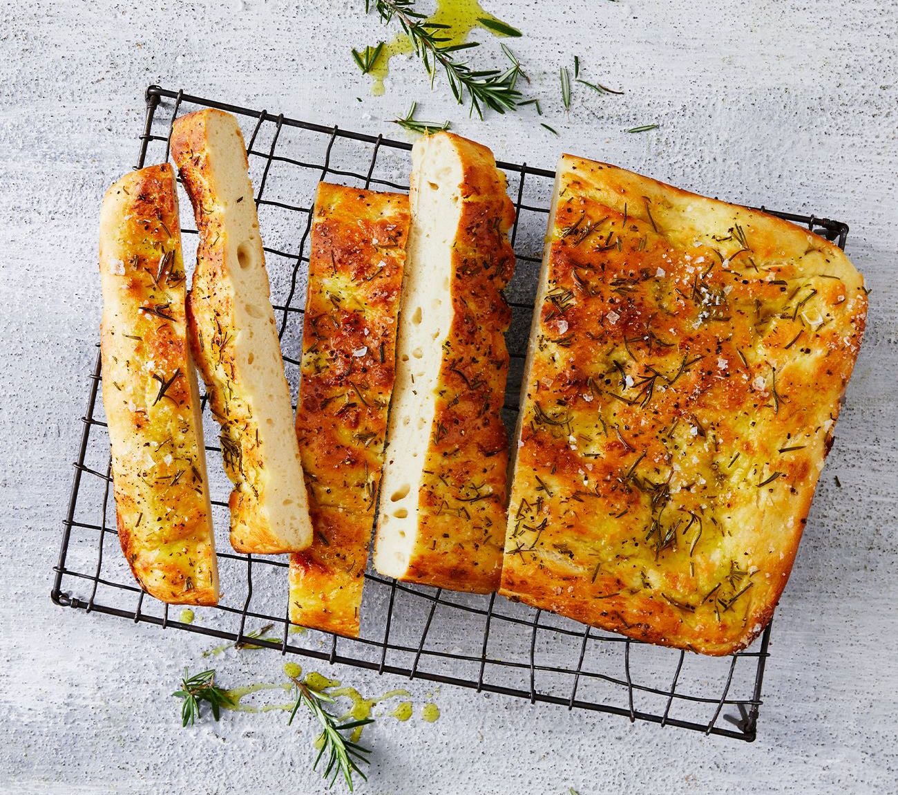 Easy Rosemary Garlic Focaccia Bread